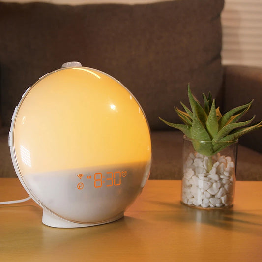 Homestead Utility™ | Sunrise Wake-Up Light Alarm Clock